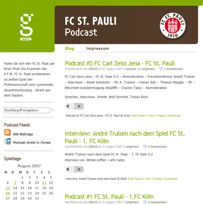 screenshot gravis fc st pauli podcast